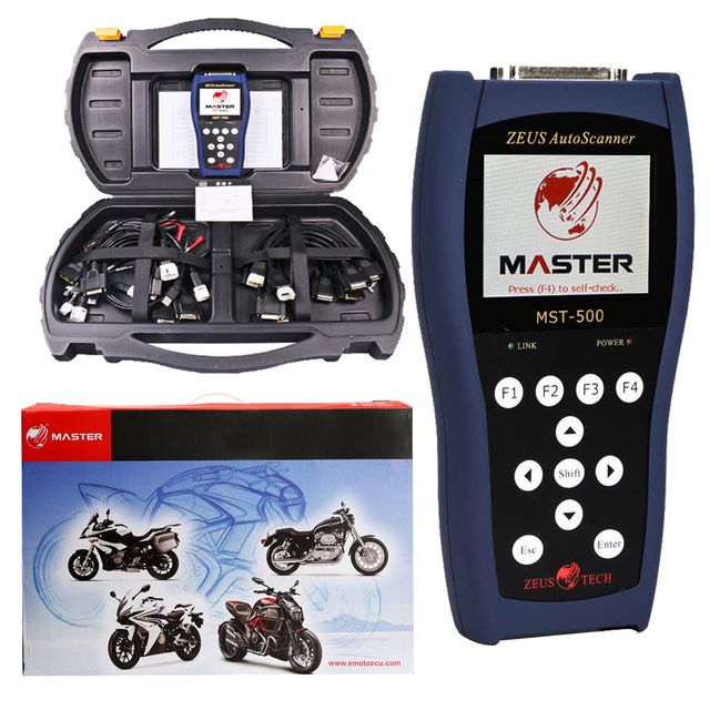 MST500 Asian Motorcycle Diagnostic Tool Zeus Motorscan Universal Motorbike Fault Code Erase Tool for H-onda S-uzuki Y-amah S-ym