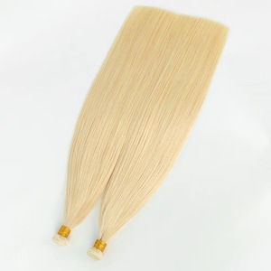 Extensiones de Cabello Humano Remy 613 Rubio, Tejidas a Mano, Lisas y Sedosas, Ligeras - Product Image 4