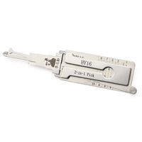 Outils de serrurier Lishi pour serrures de portières de véhicules, crochetage 2-en-1 LISHI HY16 et décodeur automobile