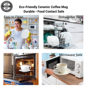 Ristorante tazze da caffè in ceramica sfuso | Tazza di porcellana resistente per Hotel e Catering | Tazze da caffè in ceramica all'ingrosso con logo - Product Image 3