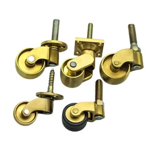 Roulettes de meubles Huoxiang en alliage de zinc et laiton, nouveau style chinois, pour tables, pianos, canapés, lits DHTT-100 - Product Image 3
