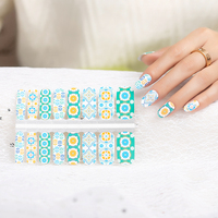 Autocollant d'applique 2D personnalisé pour vernis à ongles français et japonais - Style luxueux
