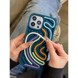   เคสโทรศัพท์ซิลิโคน 3 มิติ ลายเส้นสีสันสดใส สำหรับ iPhone 17 เหมาะสำหรับเด็ก ช่วย<span class=keywords><strong>ผ่อน</strong></span>คลายความเครียด - Product Image 5