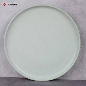 Juego de Vajilla de Cerámica Ecológica para Bodas y Cenas, con Acabado Degradado en Rojo, Precio de Fábrica - Product Image 5