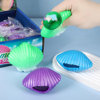 Nouveauté : Jouet anti-stress en forme de coquillage miniature en TPR, boule à eau à presser pour enfants de 5 à 7 ans