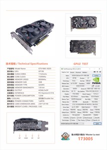Usine en gros mixte marque <span class=keywords><strong>GTX</strong></span> 1060 3gb 5gb 6gb GDDR5X jeux cartes graphiques GPU N vidia Geforce gtx1060 Original - Product Image 6
