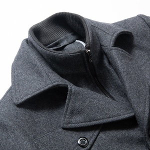 Simplee-veste d'affaires en coton pour hommes, <span class=keywords><strong>manteau</strong></span> décontracté, grande taille, tenue de ville, formel, mode Double col, manteaux en <span class=keywords><strong>laine</strong></span>, collection automne hiver 2022 - Product Image 6