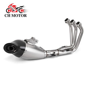 Échappement de moto, système complet de silencieux pour YAMAHA MT-09 <span class=keywords><strong>MT09</strong></span> FZ-09 FZ09 FJ-09 FJ09 FZ MT FJ 09 <span class=keywords><strong>TRACER</strong></span> 900 GT - Product Image 1