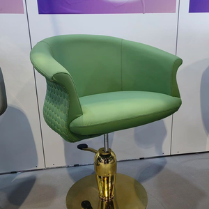 Equipo Moderno para Salón de Belleza, Muebles para Salón de Belleza, Silla de Barbero Giratoria Verde para Corte y Peinado de Cabello - Product Image 5