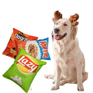 ของเล่นสัตว์เลี้ยงสุดคลาสสิกหรูหราผ้ากำมะหยี่ขนยาวผ้าฝ้ายเป็นมิตรกับสิ่งแวดล้อมมันฝรั่งทอดของเล่นมีเสียงร้องเสียง - Product Image 2