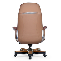 Chaise en cuir ergonomique moderne inclinable, confortable pour les longues sessions, chaise de bureau à domicile, siège de bureau professionnel