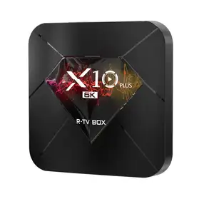 Smart tv box x10 plus, receptor de tv con Android 9,0, Wifi, x10plus, venta directa de fábrica