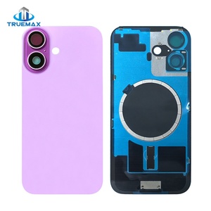 Pour iPhone 16 Plus Remplacement du boîtier du téléphone Panneau de téléphone Batterie Couvercle arrière en verre avec cadre Objectif de l'appareil photo Pièces étanches - Product Image 3