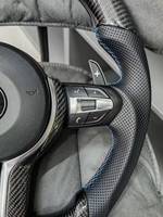 Volant de voiture en cuir, LED, fibre de carbone, M Sport, amélioration pour BMW E70 X5 E71 X6 E90 E91 E92 E93 E89 Z4 E81 E82 E87 E88