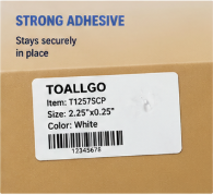 2.25x0.75 Inch BPA Free Thermal <b>Labels</b> 1700PCS Per Roll with Easy Tear Line for Shipping - Product Image 6