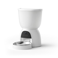 Distributeur automatique intelligent pour animaux de compagnie 5L, contrôle par application WiFi, suivi d'alimentation par IA pour chats et chiens