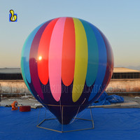 Ballon géant gonflable à l'hélium pour défilé, ballon volant en forme de montgolfière pour la publicité