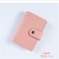 Dompet Kartu Kredit Kulit PU Minibook Custom Laris Manis dari Pabrik, Dompet Kartu Visa/ID Tipis