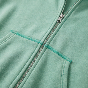 Custom Streetwear Rhinestone Double <strong>Zipper</strong> Cotton <strong>Hoodie</strong> <strong>Women</strong> Acid Wash Oversized Blank Zip up <strong>Hoodie</strong> - Product Image 6