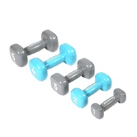 Haltères carrés personnalisables GYMKO en néoprène, portables et durables, différentes options de poids et de couleur