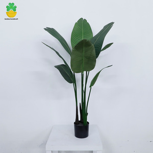 Bán Buôn Nhân Tạo Bonsai Cây Chuối Cây Cho Nội Thất Màu Xanh Lá Cây Trang Trí Sinh Nhật Đảng Văn Phòng Nhà Khách Sạn Trang Trí - Product Image 5