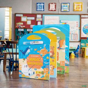 Impression personnalisée Graffiti eau coloriage livre autocollants enfants début éducatif dessin jouets répétés papier tout-petits - Product Image 4