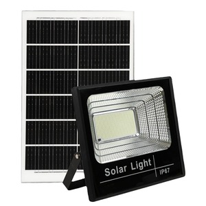 Projecteur solaire 100W IP65 étanche LED pour extérieur, cour, interrupteur à induction, éclairage haute puissance - Product Image 2