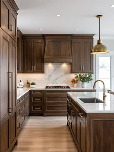 Time Home Furniture Classical American <strong>Antique</strong> Design MDF Eco-Friendly Modular Kitchen Cabinet with Faucet and 5 Year Warranty - Product Image 4
