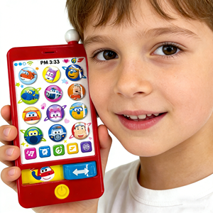 Juguete Educativo para Niños, Teléfono <span class=keywords><strong>de</strong></span> Aprendizaje con Luz LED, Logotipo <span class=keywords><strong>de</strong></span> Marca Personalizable - Product Image 5