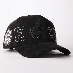 Casquette de baseball 5 panneaux en coton pour adulte, style 'Dad Hat', à visière courbée, avec broderie 3D, doublure en satin et en daim pour le sport - Product Image 4