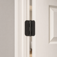 Bisagra de 3-1/2" 5/8R de 2.2mm de grosor, US10A, bronce envejecido lacado, para puerta interior residencial de madera