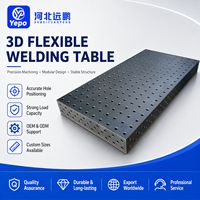Table de soudage 3D polyvalente en fonte nitrurée, surface trempée, haute précision, extensible pour soudage multi-usages