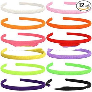 12 Bandeaux de Sport Personnalisables pour un Style de Vie Actif – Lot de Bandeaux Personnalisés en Gros, Bandeaux Fins pour Accessoires <span class=keywords><strong>Cheveux</strong></span> Enfants - Product Image 2