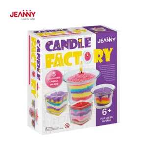 Jouet éducatif pour enfants, Kit de fabrication de bougies de décoration, objet d'art et fait à la main, nouvelle collection