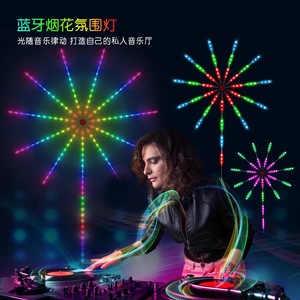 Bande LED Effet Feux d'Artifice 5050RGB 5V 4 Broches IC WS2812 Couleurs Irisées Changeantes pour Décoration Intérieure - Product Image 4