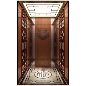 Лифт лифтов с деликатным дизайном, домашний лифт из деревянного шпона