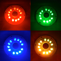 Luz LED para Fuente Personalizada YK-FT104 12X3W de Acero Inoxidable 36W DC24V RGBV+ IP68 Impermeable Regulable CRI 80+ 1600 Lúmenes 3 Años de Garantía