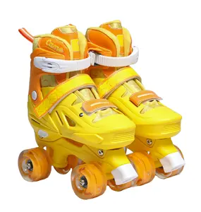 CADA Hot Sales Piscando Rodas de Patinação Sapato Soy Luna 4 Rodas Quad Patins Ajustáveis para Crianças