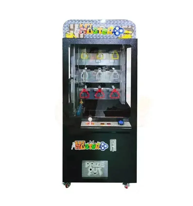 Chiave nera a 9 buchi maestra redenzione mini macchina Arcade a gettoni giocattolo regalo premio master distributore automatico