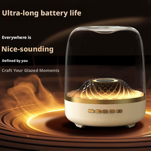 Altavoz Bluetooth <span class=keywords><strong>de</strong></span> Vidrio Transparente <span class=keywords><strong>de</strong></span> Moda, 10 W, Graves Potentes, Luz Ambiental RGB, Altavoz Inalámbrico Portátil para Decoración del Hogar, Juegos y Fiestas - Product Image 4