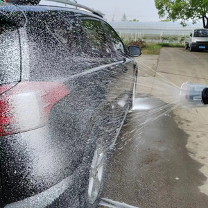 Pulvérisateur manuel à pompe 2L 3 en 1 multifonction, canon à <span class=keywords><strong>mousse</strong></span> pour lavage de voiture et pulvérisateur, pulvérisateur à <span class=keywords><strong>mousse</strong></span> pour vitres de voiture, pulvérisateur à gâchette pressurisé - Product Image 2