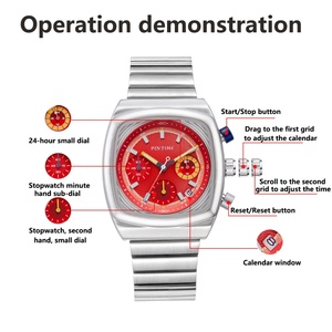 Nouvelle Montre Homme à <span class=keywords><strong>Quartz</strong></span> 2025 de Haute Qualité, Bracelet Alliage, Étanche, Design Carré Affaires Décontracté - Product Image 2