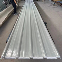 Panneaux de toiture transparents en PRV durables RUNLIN pour éclairage, garantie 5 ans, certifiés ISO9001, découpe sur mesure