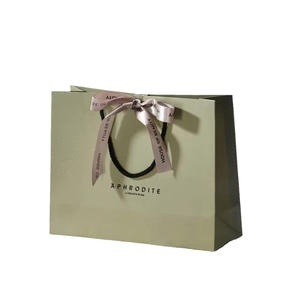 Bolsa de Papel con Estampado en Caliente Colorida y Laminada Mate Personalizada OEM con Asa Pegada para Supermercados, Comercios y Exposiciones - Product Image 2