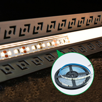 Profilé en aluminium pour bandes linéaires Canal de lavage mural Diffuseur d'extrusion d'escalier Plafonnier Led Strip Profile Channel