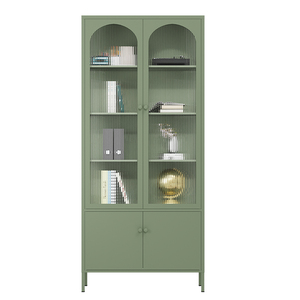 Armario de exhibición de metal personalizado <span class=keywords><strong>para</strong></span> dormitorio, sala de estar, almacenamiento <span class=keywords><strong>para</strong></span> el hogar <span class=keywords><strong>con</strong></span> puerta de cristal, estantes <span class=keywords><strong>para</strong></span> <span class=keywords><strong>libros</strong></span>, <span class=keywords><strong>muebles</strong></span> <span class=keywords><strong>para</strong></span> tiendas de <span class=keywords><strong>libros</strong></span> - Product Image 1