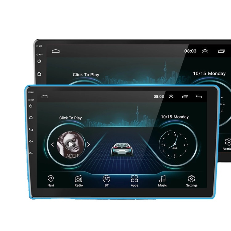 Автомагнитола 2 Din на Android, с сенсорным экраном 10,1 дюйма, GPS, Wi-Fi, BT, FM, RDS