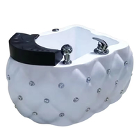 Bassin de massage électrique sans tuyauterie pour pédicure, spa pour les pieds, bain de pieds pour salon de manucure