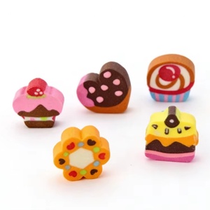 Goma de borrar de caucho con diseño de personajes de postres, papelería escolar kawaii para niños, linda y creativa, en oferta para el mercado nigeriano - Product Image 1