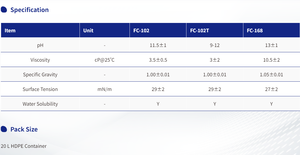 Spray de nettoyage de flux industriel 20L pour l'élimination des résidus de soudage sur carte PCB, FC-168, viscosité 10.5 ± 2 cP @ 25 degrés Celsius - Product Image 3